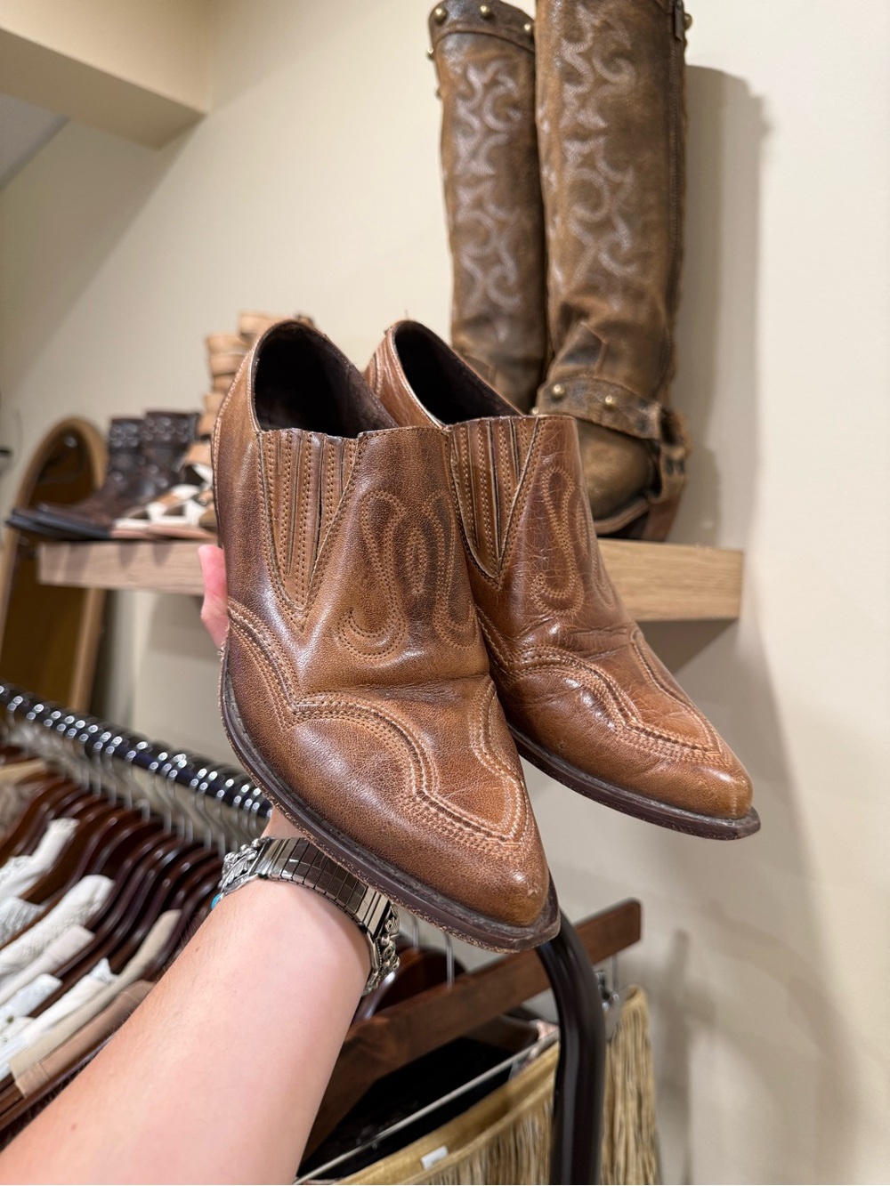 Vintage Western Ankle Boots